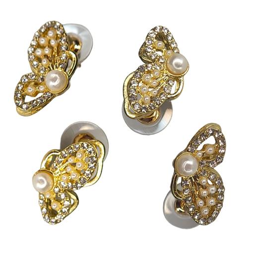 Buy & Sell - Photos for Beautiful dimond Pearl silver Needle Earings