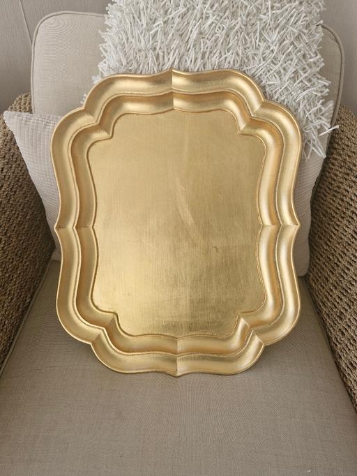 Buy & Sell Aldridge Walsall - Photos for Gold Tray - Display / Christmas / Serving