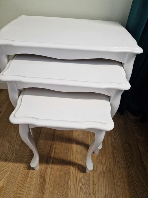 Buy & Sell Tarbock Green Knowsley - Photos for high gloss white nest of tables