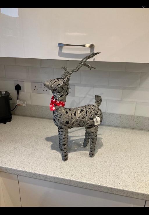 Buy & Sell Telford Way Industrial Estate North Northamptonshire - Photos for New rattan weave Christmas reindeer