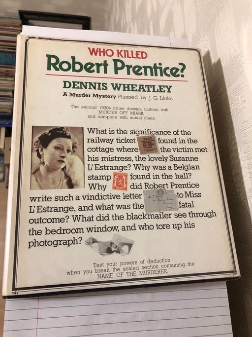 Buy & Sell Farington Moss South Ribble - Photos for Who Killed Robert Prentice - Dennis Wheatley