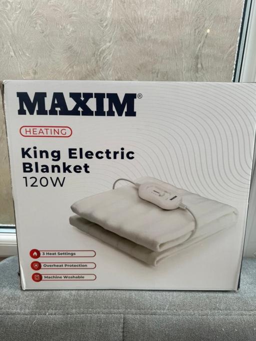 Buy & Sell Leamore Walsall - Photos for Maxim king electric blanket 120W
