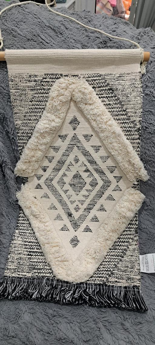 Buy & Sell Sutton Coldfield Birmingham - Photos for Boho Woven Wall Hanging – Cream & Black Geome