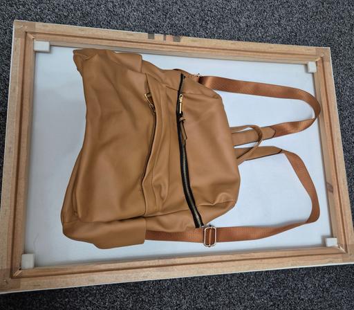 Buy & Sell Upper Walthamstow East London - Photos for Light brown leather rucksack