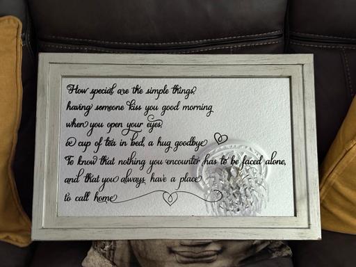 Buy & Sell Saint Helens Merseyside - Photos for Next mirror with poem