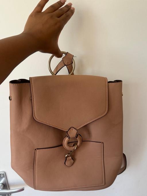 Buy & Sell Abbey Wood South East London - Photos for ZARA Nude Blush Ring Detail Backpack Bag