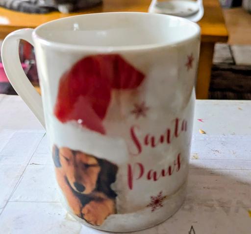 Buy & Sell Georgetown Blaenau Gwent - Photos for 🎄 Christmas Santa paws Christmas mug. New