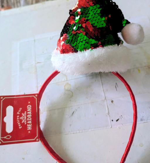 Buy & Sell Georgetown Blaenau Gwent - Photos for 🎄 Christmas sequin Santa hat headband can ha