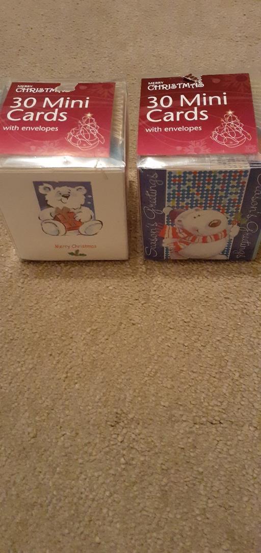 Buy & Sell Brownhills Walsall - Photos for 60 mini Christmas cards boxed