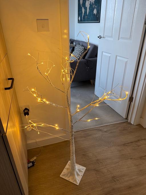 Buy & Sell Alrewas Lichfield - Photos for PreLit Birch Xmas Tree