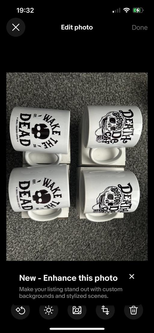 Buy & Sell Great Burdon Darlington - Photos for Novelty Mugs & 4 Skull teaspoons 