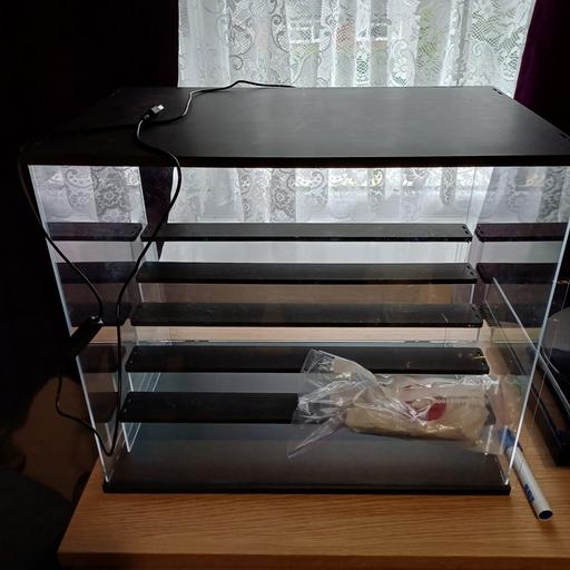 Buy & Sell Hill Top Sandwell - Photos for Display case with LED lights &shelves BN