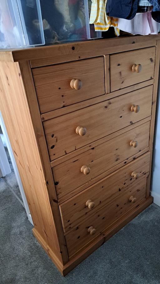 Buy & Sell Kennington South East London - Photos for Tall pine chest of drawers