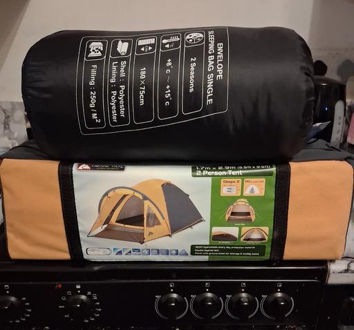 Buy & Sell Goldthorpe Barnsley - Photos for 2 person tent brand new and sleeping bag