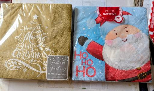 Buy & Sell Georgetown Blaenau Gwent - Photos for 🎄 Christmas adults gold or kids napkins with