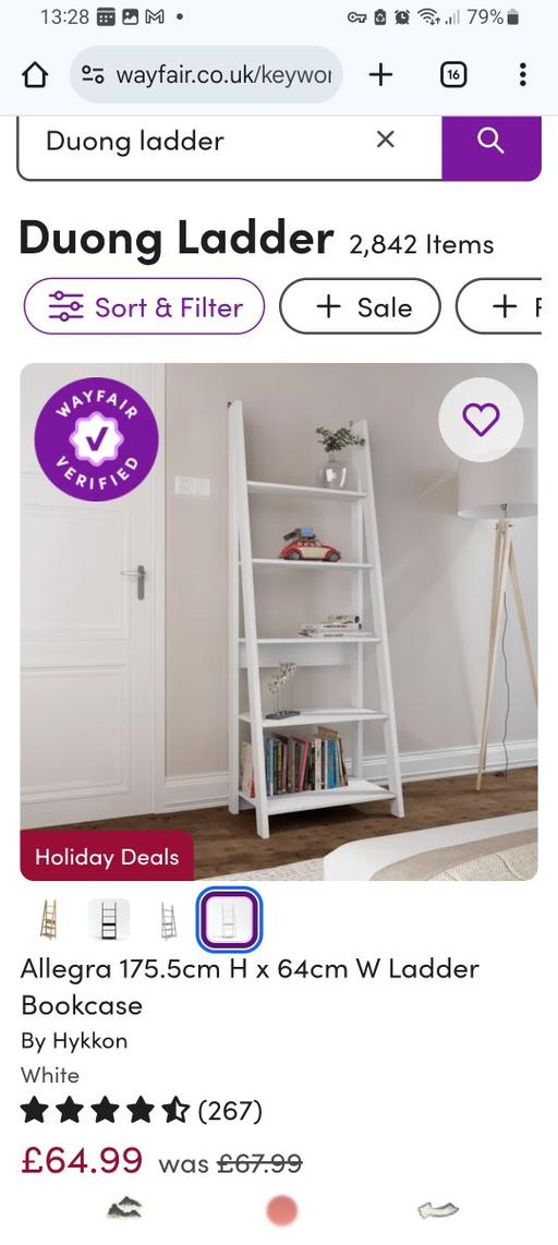 Buy & Sell Barbican Central London - Photos for LADDER SHELVING & TV stand