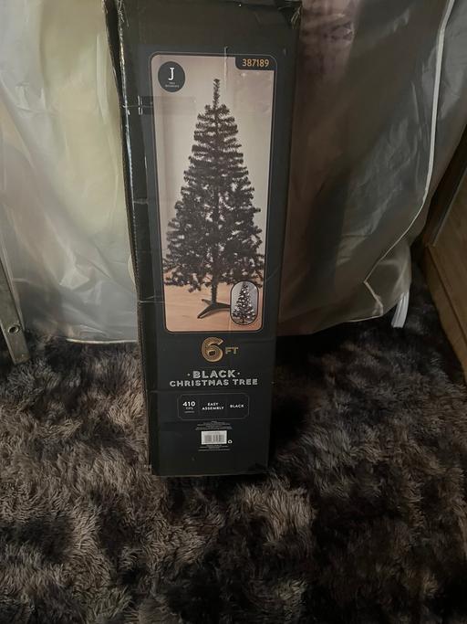 Buy & Sell Wolverhampton City Centre Wolverhampton - Photos for Black Xmas tree 6ft