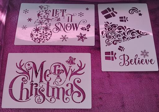 Buy & Sell Wednesfield Wolverhampton - Photos for X6 Brand New Christmas Stencils.