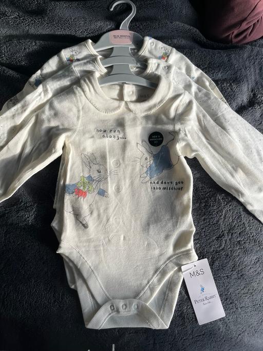 Buy & Sell Sedgley Dudley - Photos for Peter Rabbit. Pack of 3 long sleeve vest