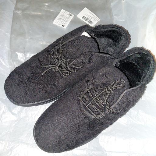 Buy & Sell Ocker Hill Sandwell - Photos for mens black fluffy Slipper shoes size 8