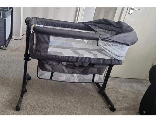 Buy & Sell Tyseley Birmingham - Photos for Red Kite Quiet Time Una Bedside Crib Grey Adj