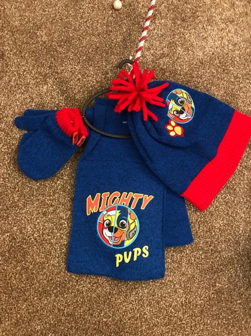 Buy & Sell Fazeley Lichfield - Photos for Mighty Pups winter hat, glove and scarf set.