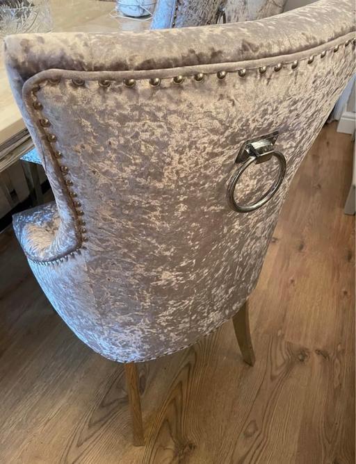 Buy & Sell Chislehurst Bromley - Photos for Arianna Chrome Legged Dining Chairs 6x