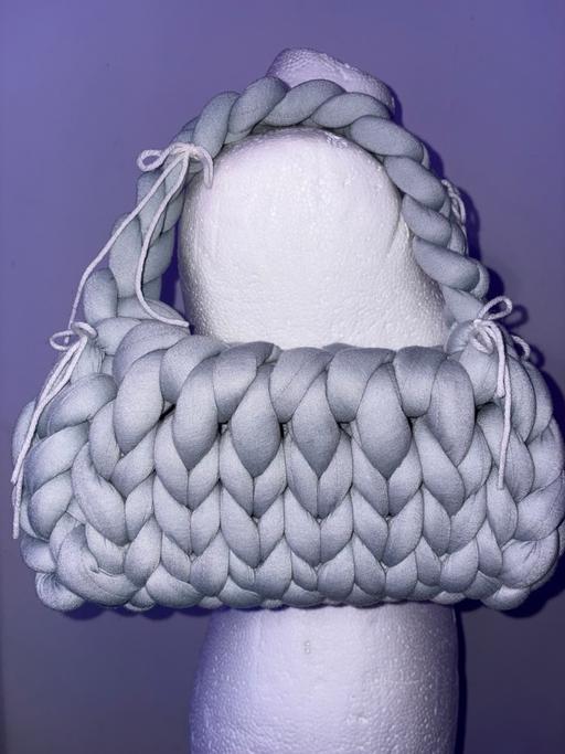 Buy & Sell Surrey Quays South East London - Photos for Omibaba Plushie Bag - Powder Grey