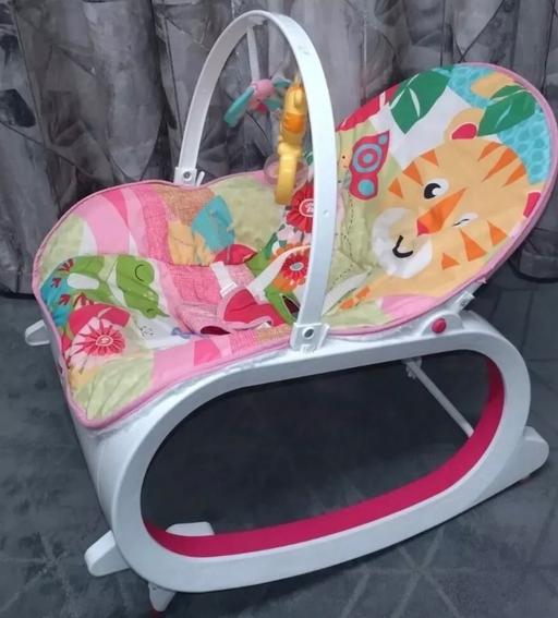Buy & Sell Rochester Medway - Kent - Photos for Fisher price pink chair vibrate rocker chair