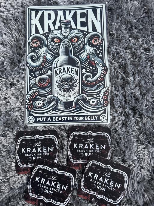 Buy & Sell Broadgreen Knowsley - Photos for Kraken wall sign and 4 placemats. New