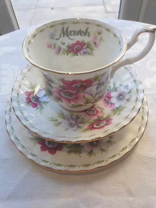Buy & Sell Maypole Birmingham - Photos for Royal Albert flower of the month trio March