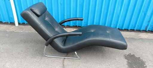 Buy & Sell Cheslyn Hay South Staffordshire - Photos for Modern Black Recliner LOUNGER