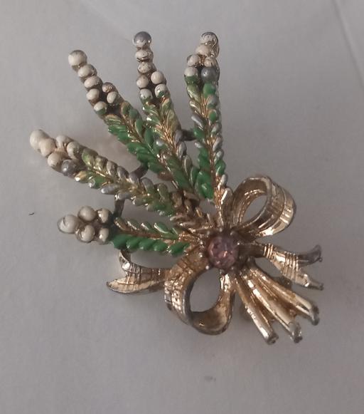 Buy & Sell Thatto Heath Saint Helens - Photos for vintage enamel gemstone heather brooch