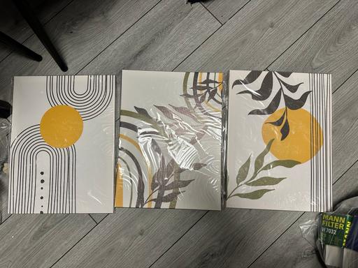 Buy & Sell Sheffield Sheffield - Photos for 3 pieces of art wall with frame