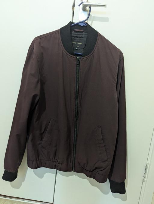 Buy & Sell Devons Road East London - Photos for Burgundy Navy Bomber Jacket