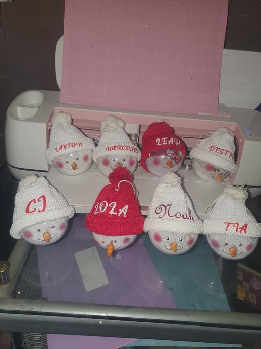 Buy & Sell Wolverhampton West Midlands - Photos for personilised snowmen christmas baubles