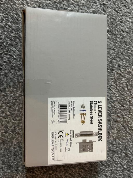 Buy & Sell Great Burdon Darlington - Photos for (x1). 5 Lever Sashlock 76mm