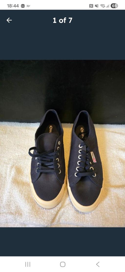 Buy & Sell Bow East London - Photos for Superga navy blue trainers