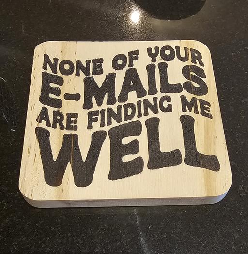 Buy & Sell Penn Wolverhampton - Photos for Humorous Wooden Coaster