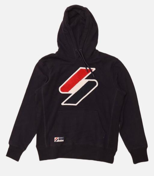 Buy & Sell Mitcham Junction Sutton - Photos for SUPERDRY Boys Graphics Hoodie Jumper Navy Bl