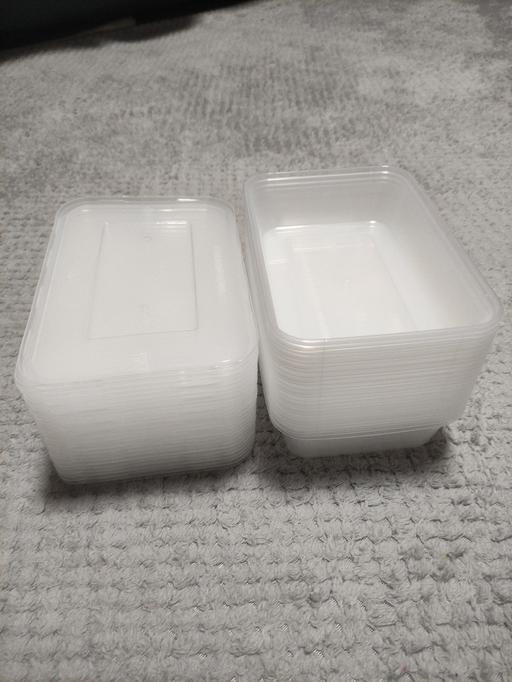 Buy & Sell Semilong West Northamptonshire - Photos for 25 plastic food container with lids 