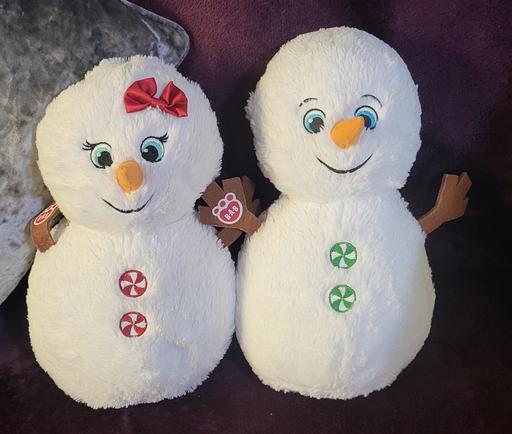 Buy & Sell Wednesfield Wolverhampton - Photos for x2 Build A Bear Snowman Boy And Girl.