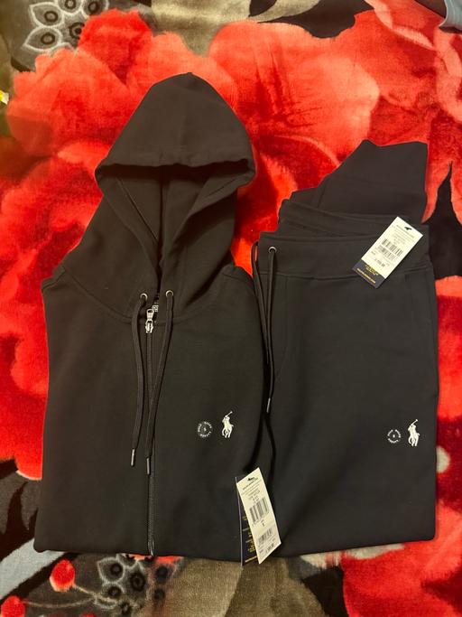 Buy & Sell Manor Park East London - Photos for Ralph Lauren tracksuit men Small black