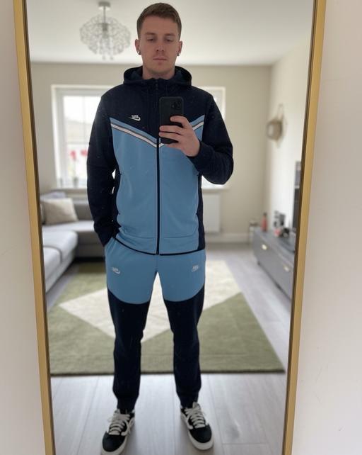 Buy & Sell Lillington Warwick - Photos for Nike Tracksuit Black Light Blue S