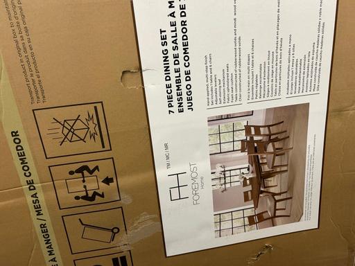 Buy & Sell Perton South Staffordshire - Photos for Table and 6 chairs in the box