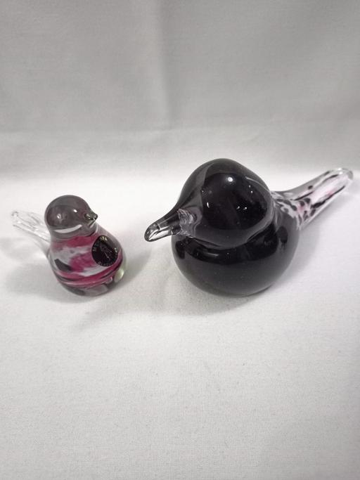 Buy & Sell Hall Green Birmingham - Photos for HAND BLOWN GLASS BIRD PAPERWEIGHTS.