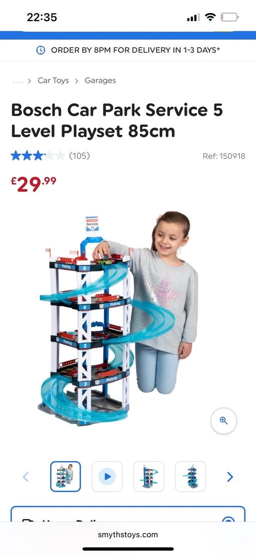 Buy & Sell Lostock Bolton - Photos for Bosch car park service 5 level playset