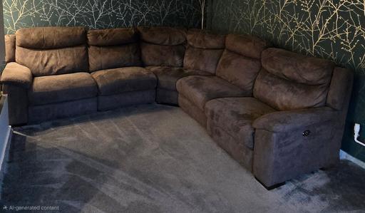 Buy & Sell Pelsall Walsall - Photos for Grey corner settee with 2 power recliners