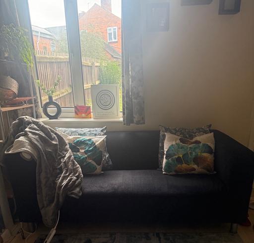 Buy & Sell Tyseley Birmingham - Photos for Klippan sofa great condition - Black textured