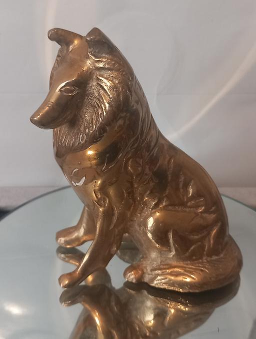 Buy & Sell Thatto Heath Saint Helens - Photos for vintage solid brass lassie collie dog figure